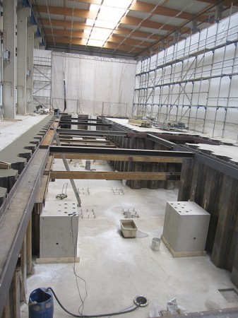 Bau einer Fertigungshalle 