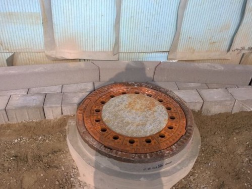 Präzise Aussparung Schachtbauwerk