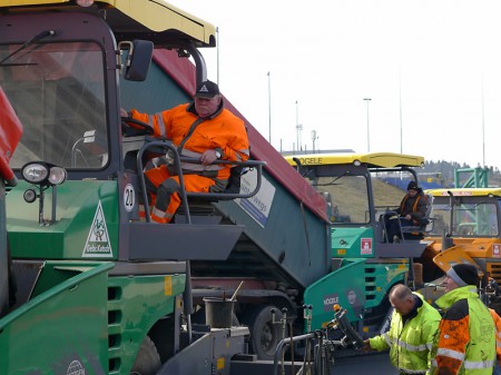 Straßenbau Nürburgring Asphaltierung